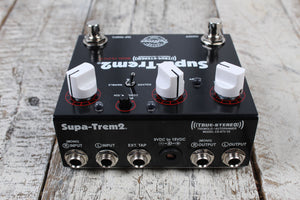 Fulltone Supa-Trem v2 Electric Guitar Stereo Tremolo Effects Pedal CS-ST2 v2