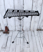 Innovative Percussion Bell Kit with Practice Pad Rolling Bag and Music Stand