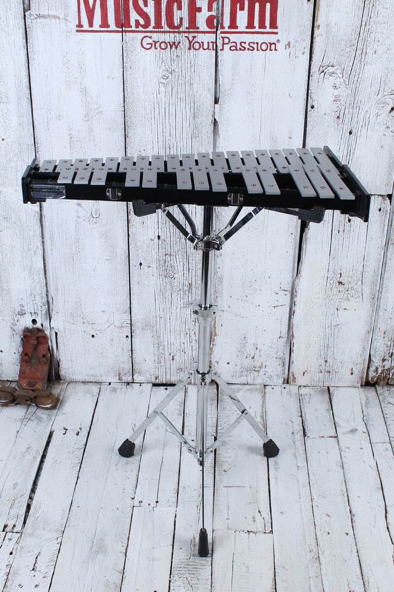 Innovative Percussion Bell Kit with Practice Pad Rolling Bag and Music Stand