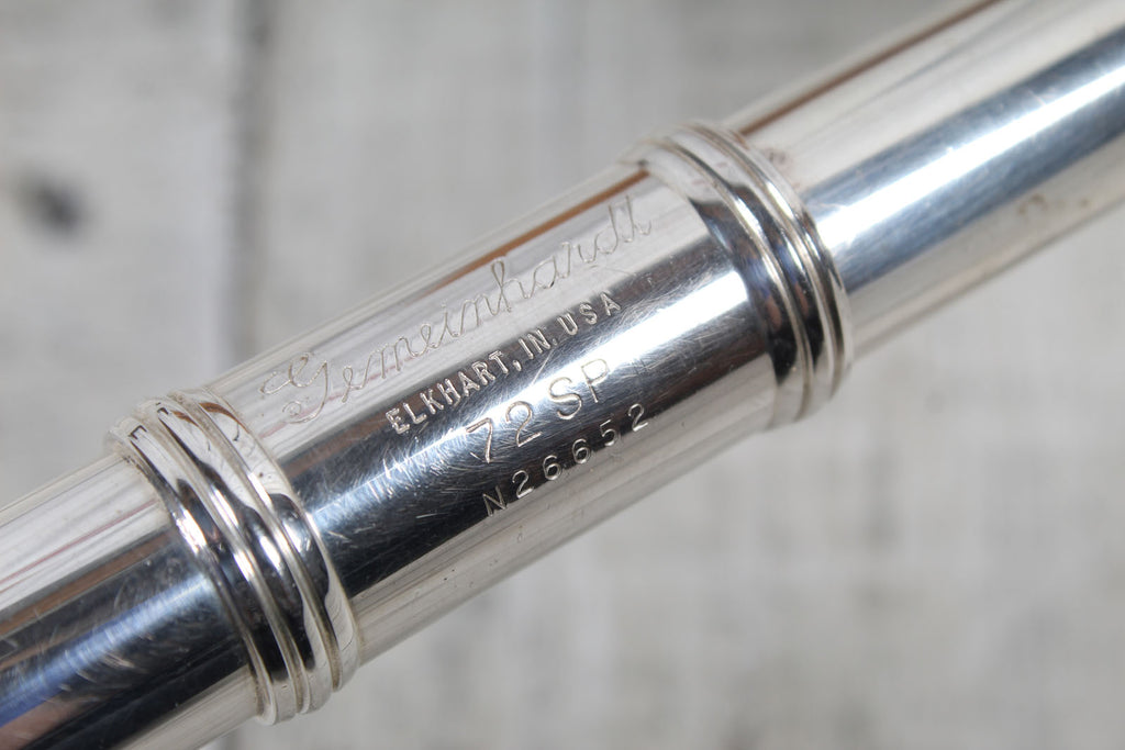 Gemeinhardt 72SP Flute Closed Hole Student Flute with Hardshell Case