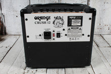 Load image into Gallery viewer, Orange CRUSH 12 Electric Guitar Combo Amplifier 12 Watt Solid State Amp Black