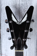 Dean USA Patents Pending ML Flame Top Electric Guitar Trans Cherry with Case