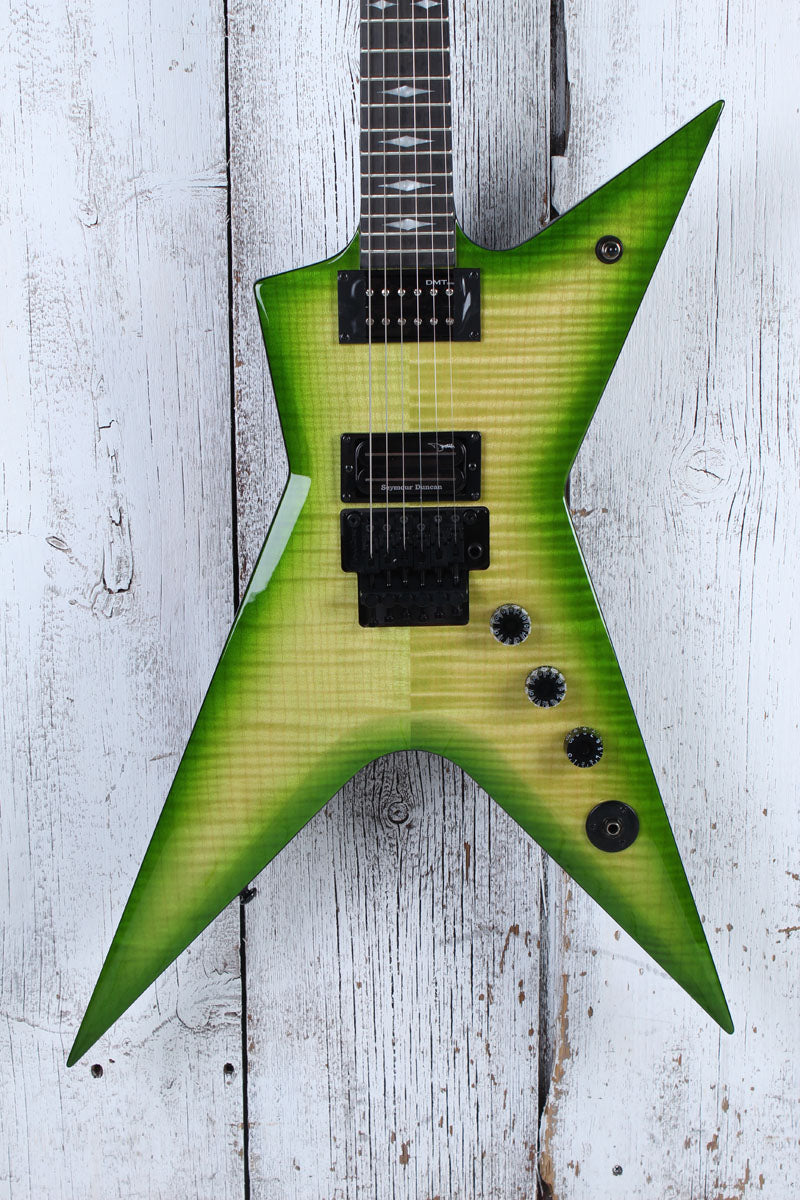 Dean Dimebag Stealth Floyd Flame Maple Dime Slime Electric Guitar with Hard Case
