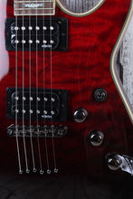 Load image into Gallery viewer, Schecter Omen Extreme 6 Solid Body Electric Guitar Blood Burst Finish