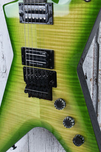 Dean Dimebag Stealth Floyd Flame Maple Dime Slime Electric Guitar with Hard Case