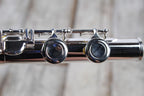 F.E. Olds NFL110PC Flute Student Sliver Plated Flute with Hardshell Case