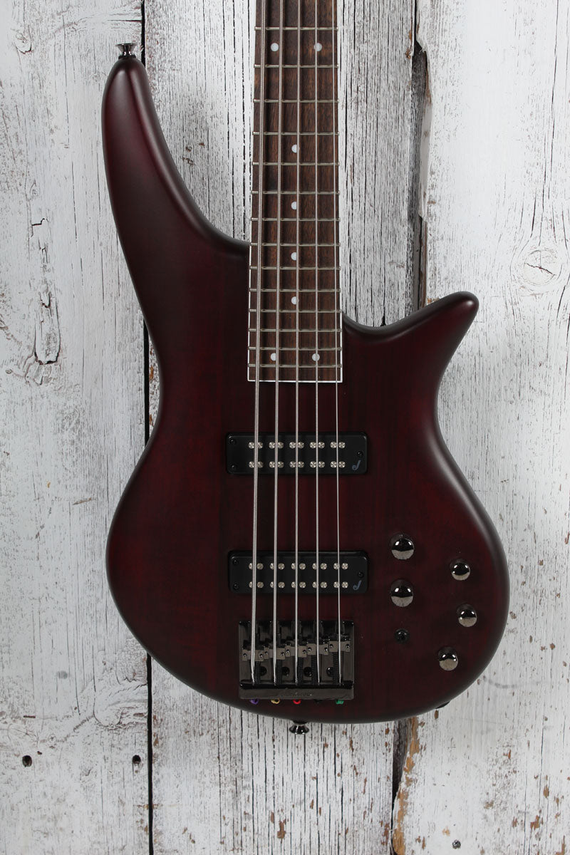 Jackson 2023 JS Series Spectra Bass JS3V Electric Bass Guitar Walnut Stain Main image