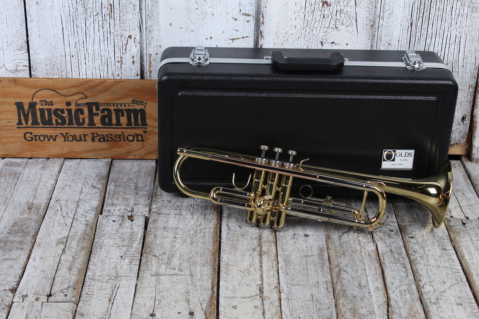 F.E. Olds NTR110PC Trumpet Medium Weight Student Trumpet with Hardshell Case Secondary image