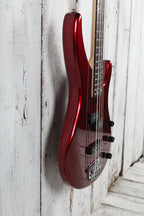 Yamaha TRBX174 RM Double Cutaway 4 String Electric Bass Guitar Red Metallic