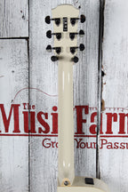 Yamaha APX600 Thinline Cutaway Acoustic Electric Guitar Vintage White Finish