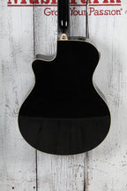 Yamaha APX Series APX600 Thinline Cutaway Acoustic Electric Guitar Black Finish