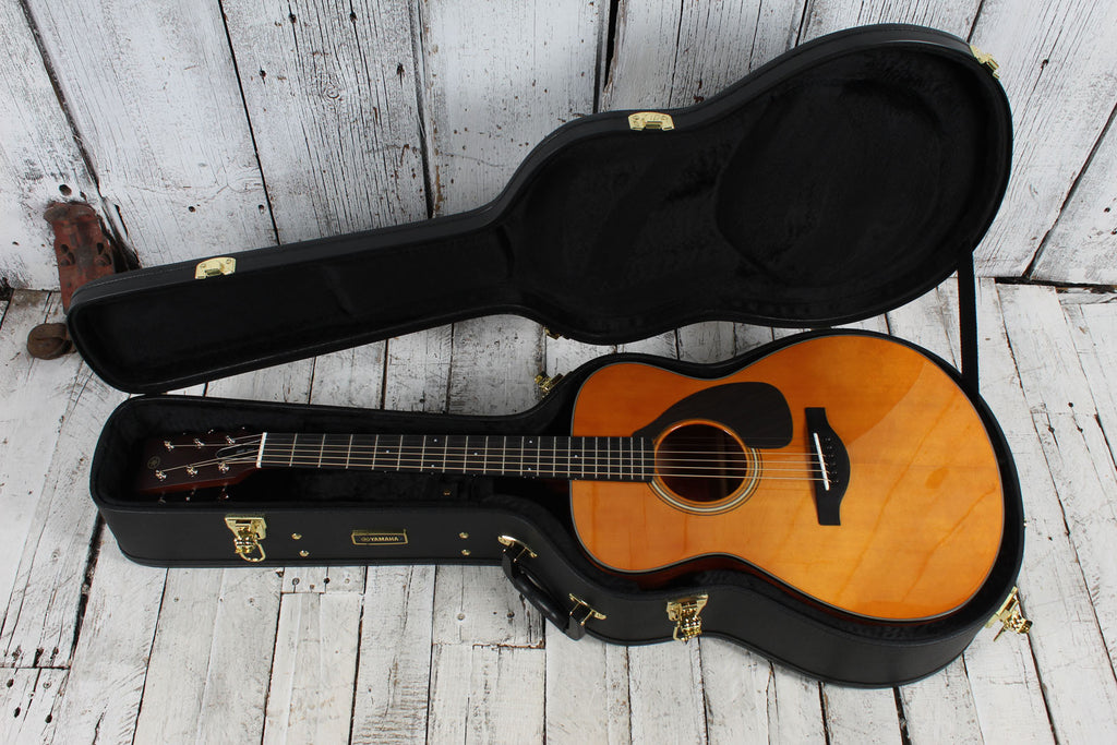 Yamaha FS5 Red Label Concert Body Acoustic Guitar Natural with Hardshell Case
