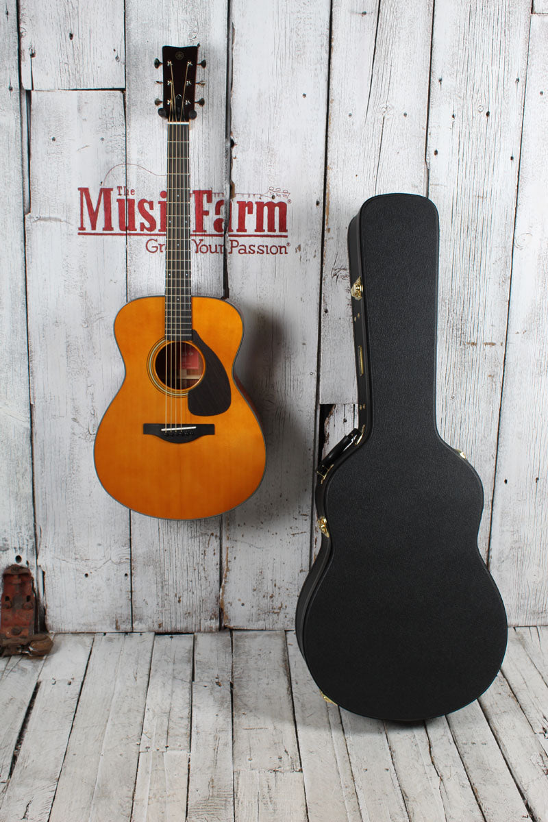 Yamaha FS5 Red Label Concert Body Acoustic Guitar Natural with Hardshell Case