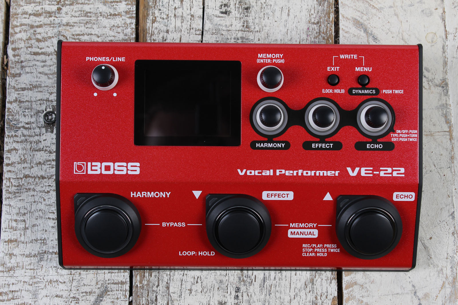 Boss VE-22 Vocal Performer Effects Processor Vocal Effects and Looper Pedal Main image