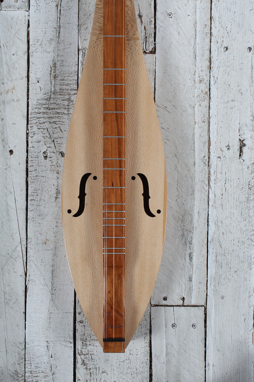 McSpadden Standard Dulcimer 4 String Flathead Teardrop Dulcimer with Gig Bag