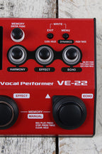 Boss VE-22 Vocal Performer Effects Processor Vocal Effects and Looper Pedal