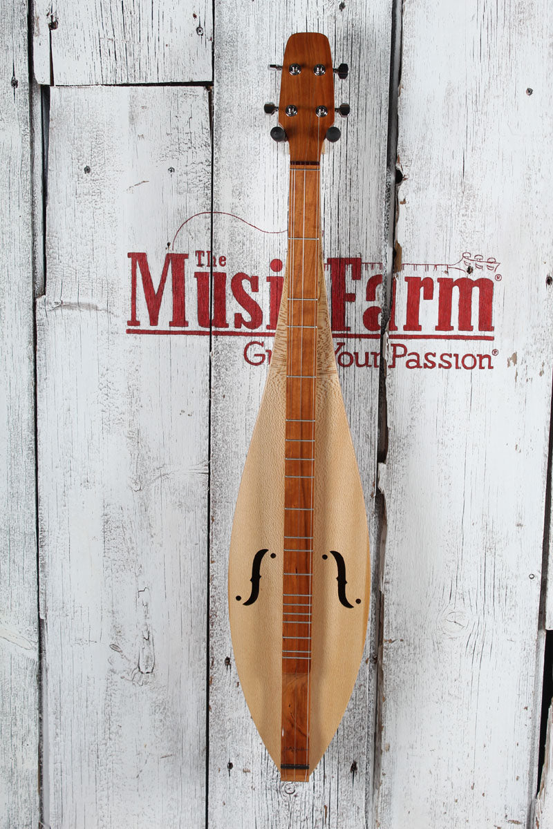 McSpadden Standard Dulcimer 4 String Flathead Teardrop Dulcimer with Gig Bag