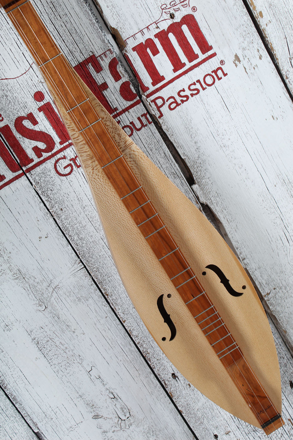 McSpadden Standard Dulcimer 4 String Flathead Teardrop Dulcimer with Gig Bag