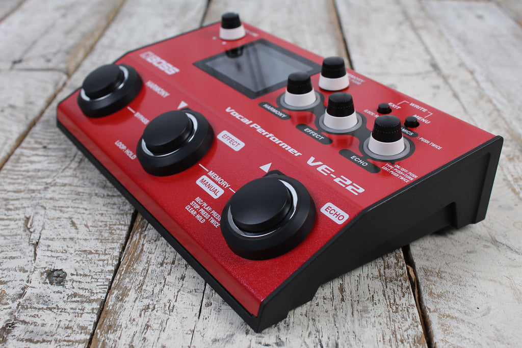 Boss VE-22 Vocal Performer Effects Processor Vocal Effects and Looper Pedal