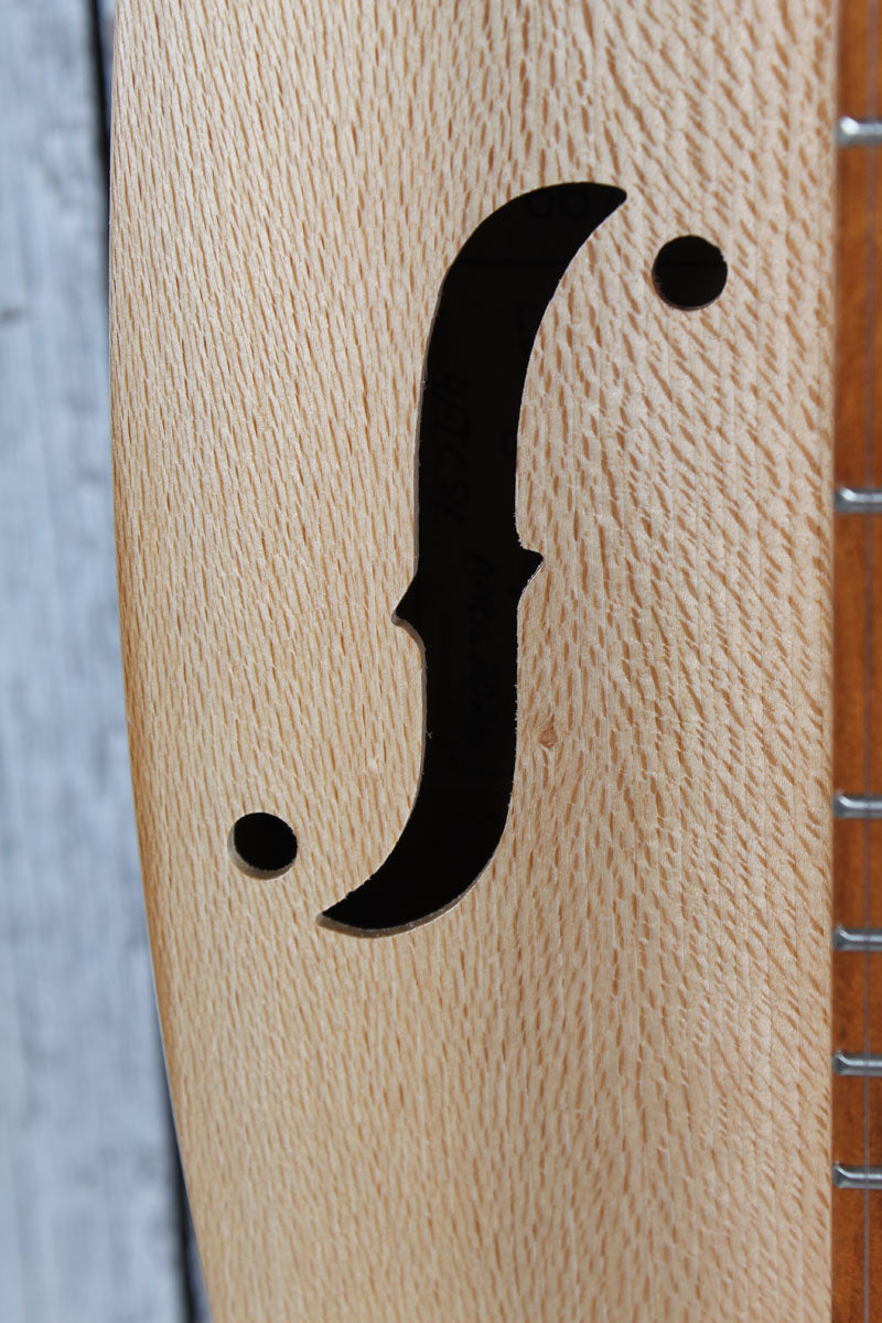 McSpadden Standard Dulcimer 4 String Flathead Teardrop Dulcimer with Gig Bag