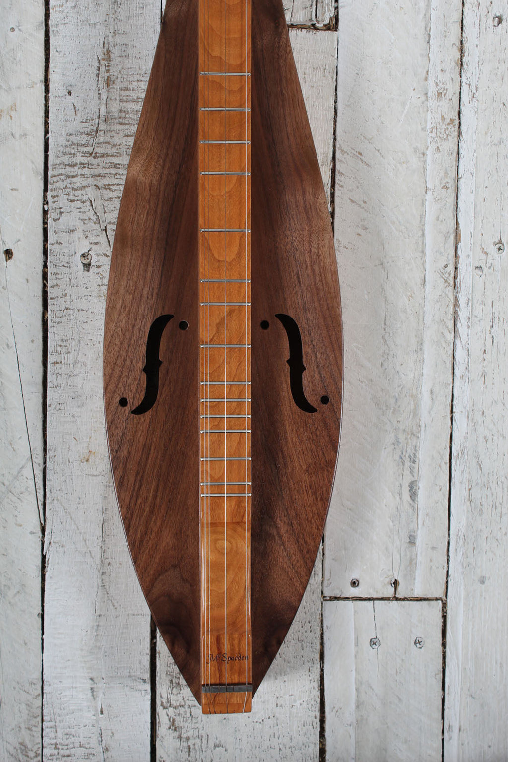 McSpadden Standard Dulcimer 4 String Flathead Teardrop Dulcimer with Gig Bag