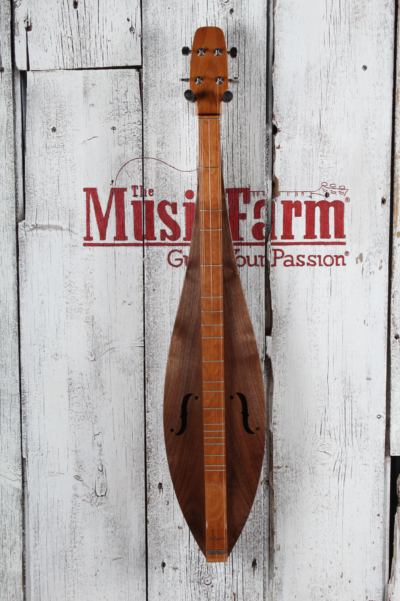 McSpadden Standard Dulcimer 4 String Flathead Teardrop Dulcimer with Gig Bag