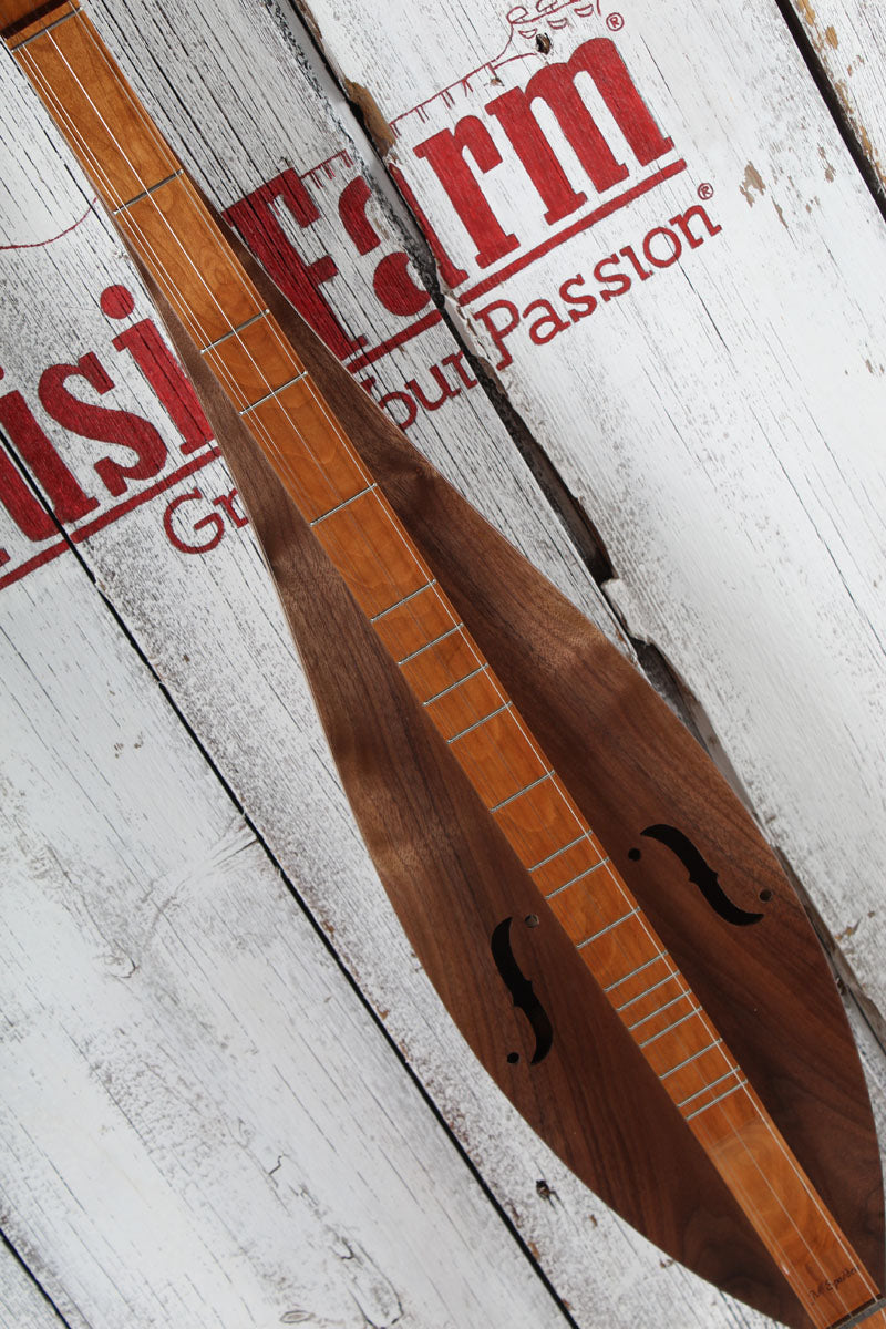 McSpadden Standard Dulcimer 4 String Flathead Teardrop Dulcimer with Gig Bag