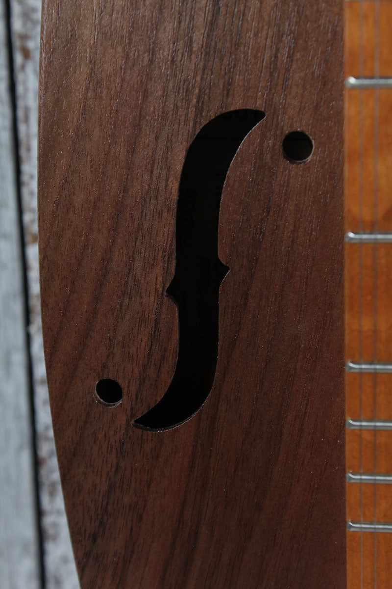 McSpadden Standard Dulcimer 4 String Flathead Teardrop Dulcimer with Gig Bag