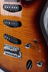Ibanez 2015 SA130FM BBT SSS Solid Body Electric Guitar Brown Burst Finish