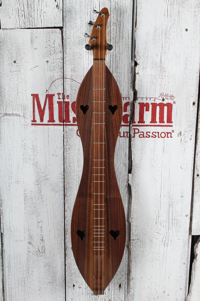 McSpadden 3 String Bass Dulcimer Flathead Hourglass Bass Dulcimer with Gig Bag
