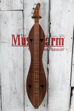 McSpadden 3 String Bass Dulcimer Flathead Hourglass Bass Dulcimer with Gig Bag