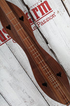 McSpadden 3 String Bass Dulcimer Flathead Hourglass Bass Dulcimer with Gig Bag