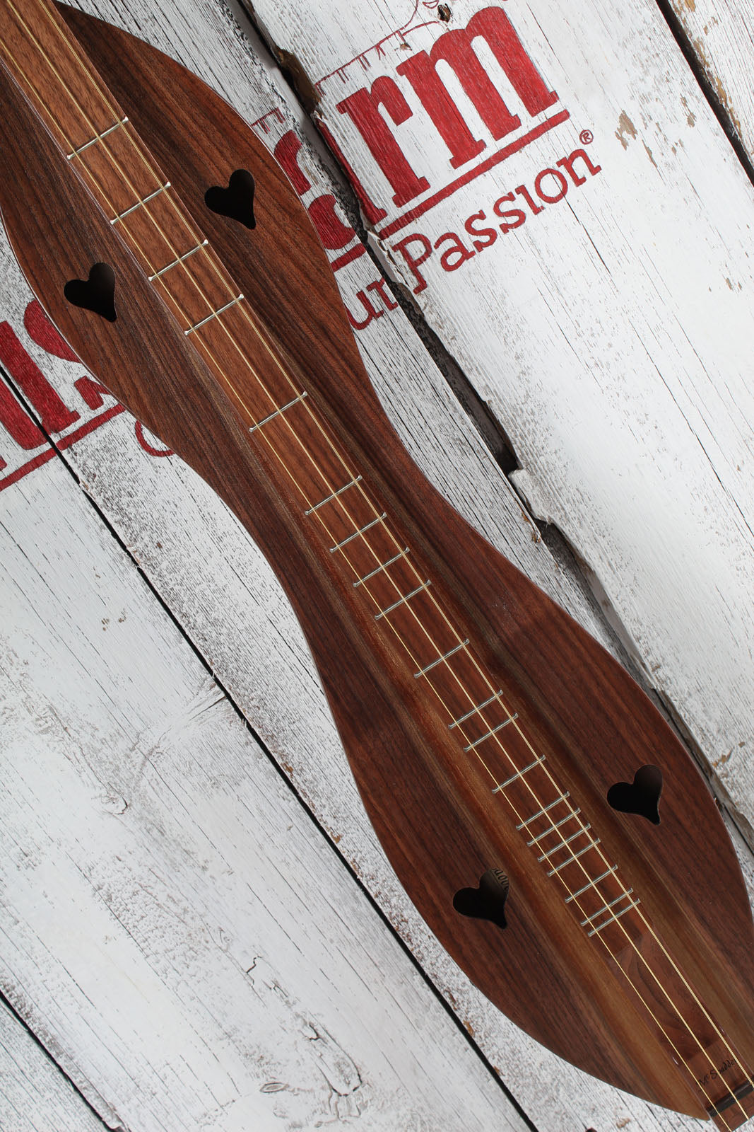 McSpadden 3 String Bass Dulcimer Flathead Hourglass Bass Dulcimer with Gig Bag