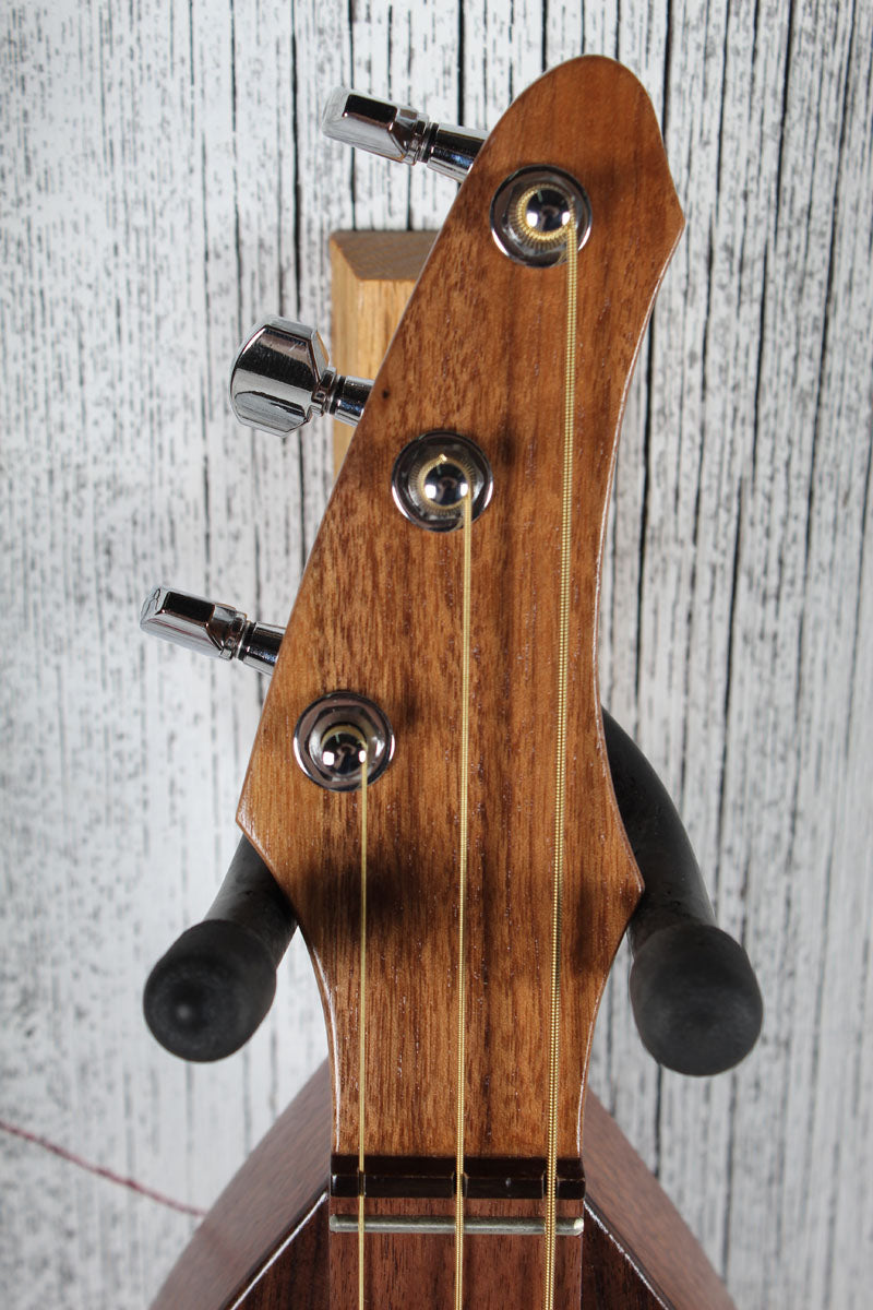 McSpadden 3 String Bass Dulcimer Flathead Hourglass Bass Dulcimer with Gig Bag