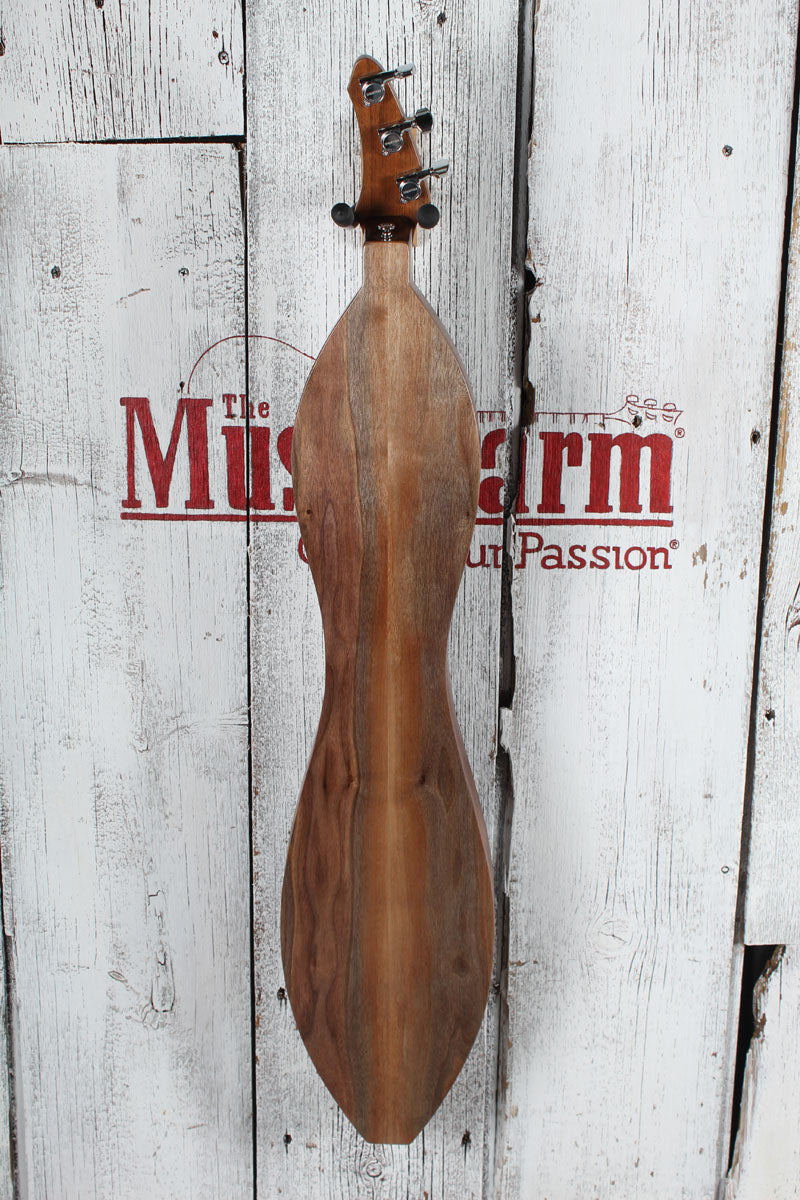 McSpadden 3 String Bass Dulcimer Flathead Hourglass Bass Dulcimer with Gig Bag