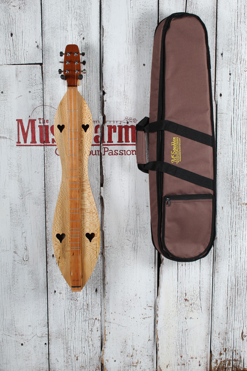 McSpadden 6 String Dulcimer 6 String Flathead Hourglass Dulcimer with Gig Bag
