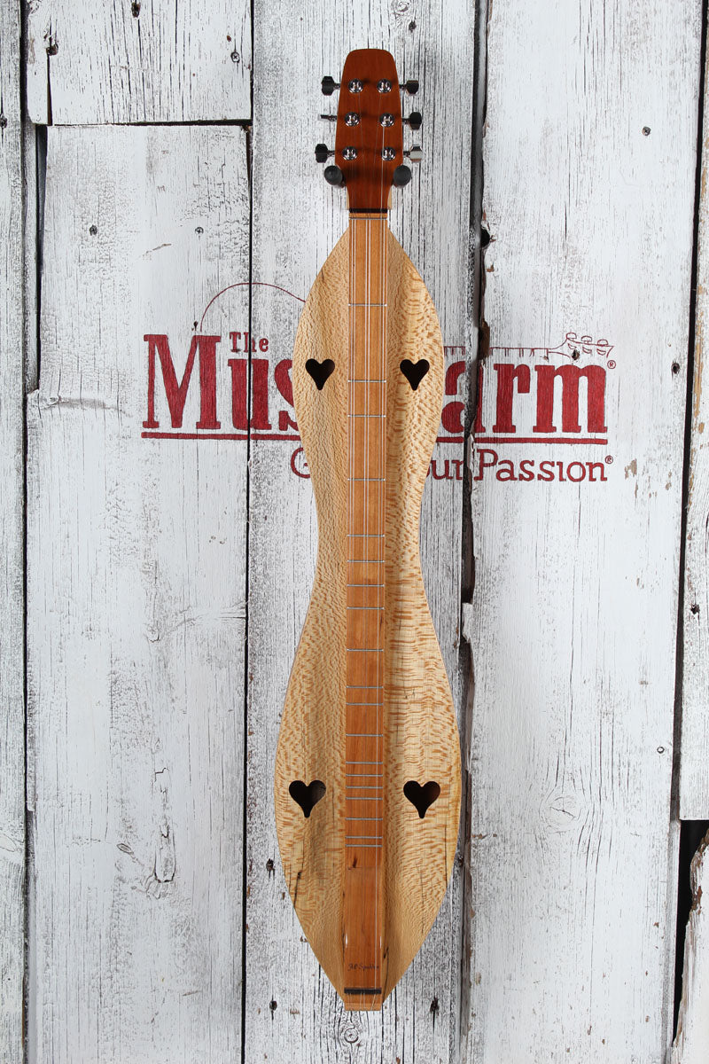 McSpadden 6 String Dulcimer 6 String Flathead Hourglass Dulcimer with Gig Bag