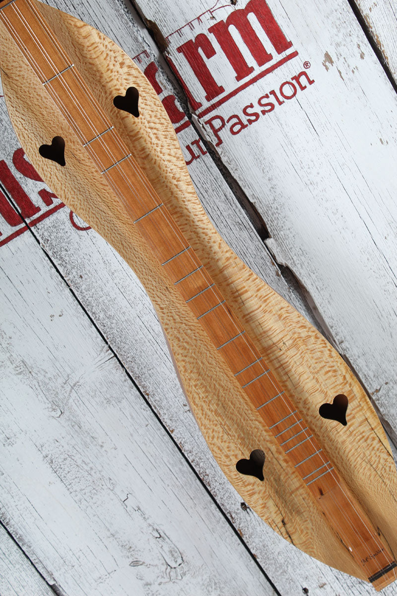McSpadden 6 String Dulcimer 6 String Flathead Hourglass Dulcimer with Gig Bag