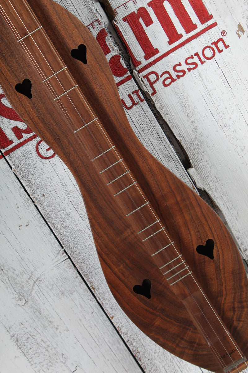 McSpadden 4 String Ginger Dulcimer Flathead Hourglass Dulcimer with Gig Bag