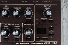 Load image into Gallery viewer, Boss AD-10 2 Acoustic Preamp 2 Channel Acoustic Guitar Preamp / DI Effects Pedal