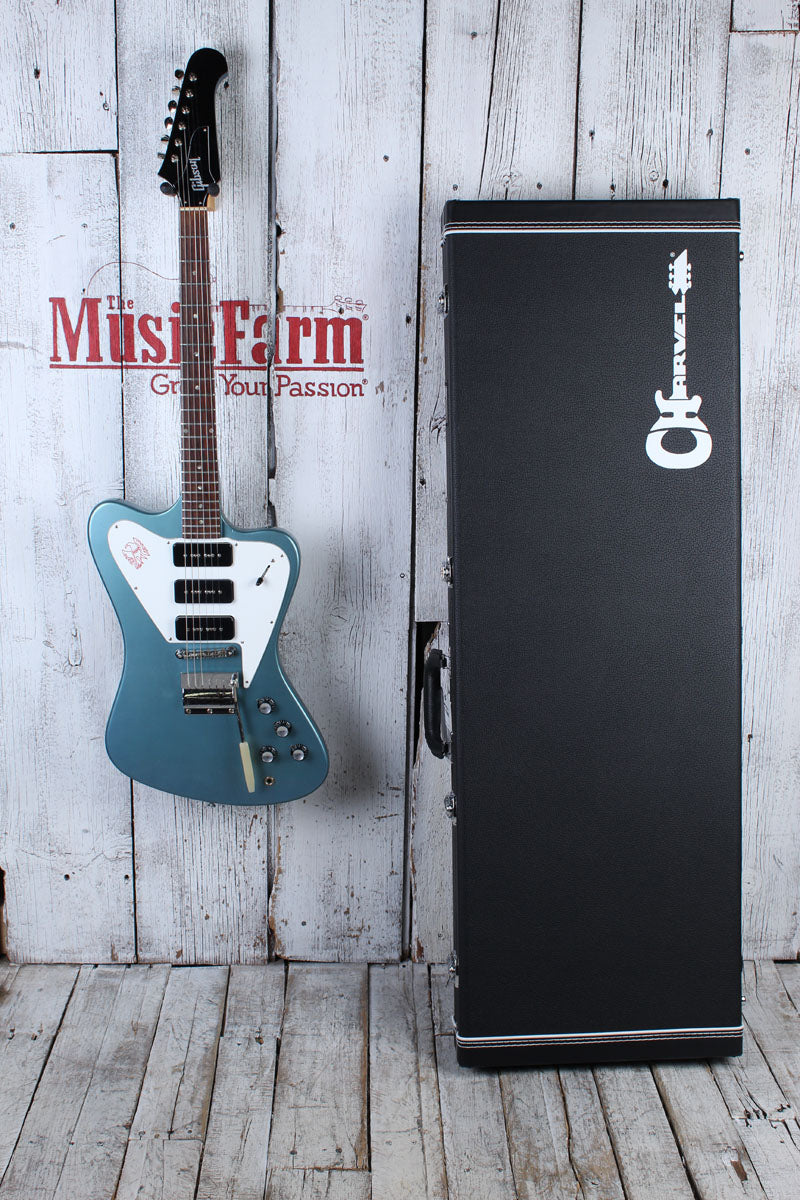 Gibson Vintage 1966 Non-Reverse Firebird III Re-Fin Re-Build Pelham Blue w Case