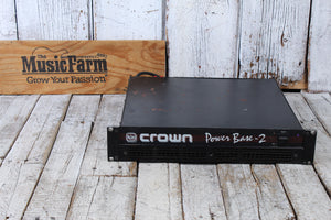 Crown Power Base 2 Power Amplifier 2 Channel Power Amp