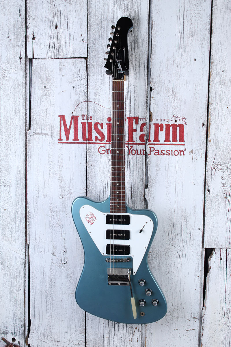 Gibson Vintage 1966 Non-Reverse Firebird III Re-Fin Re-Build Pelham Blue w Case