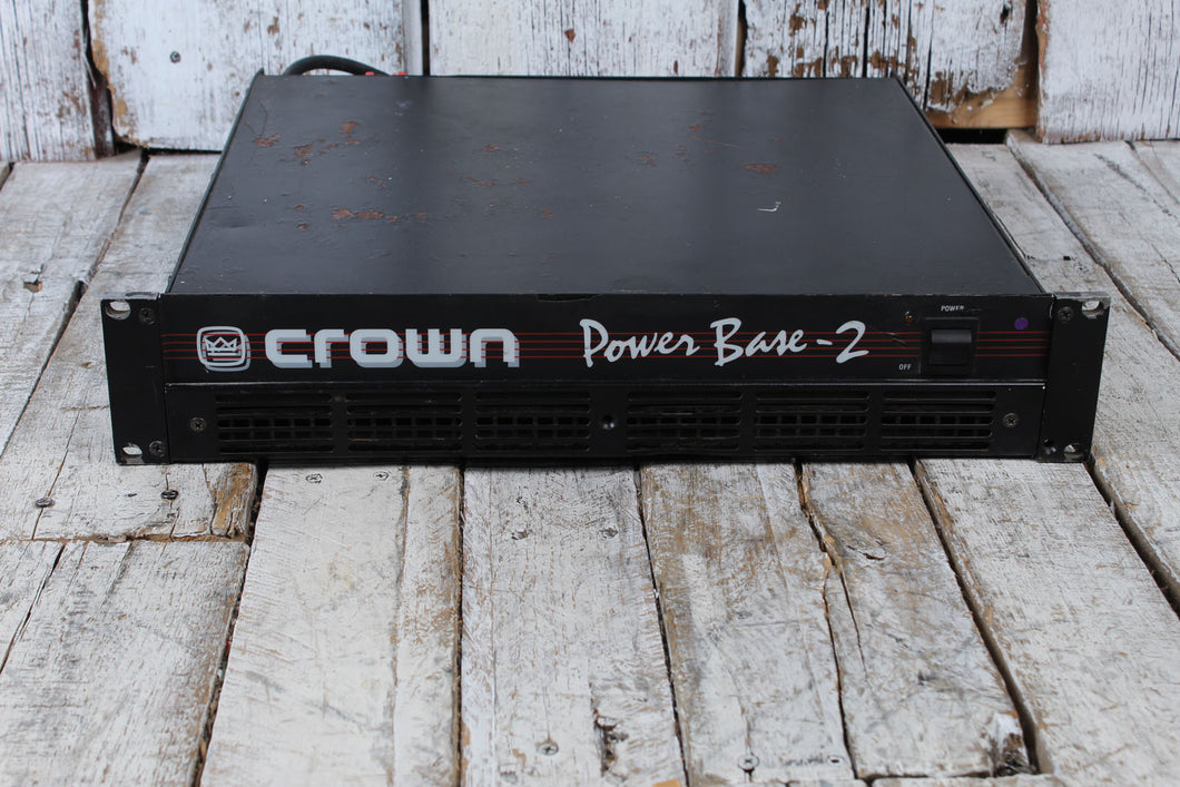 Crown Power Base 2 Power Amplifier 2 Channel Power Amp