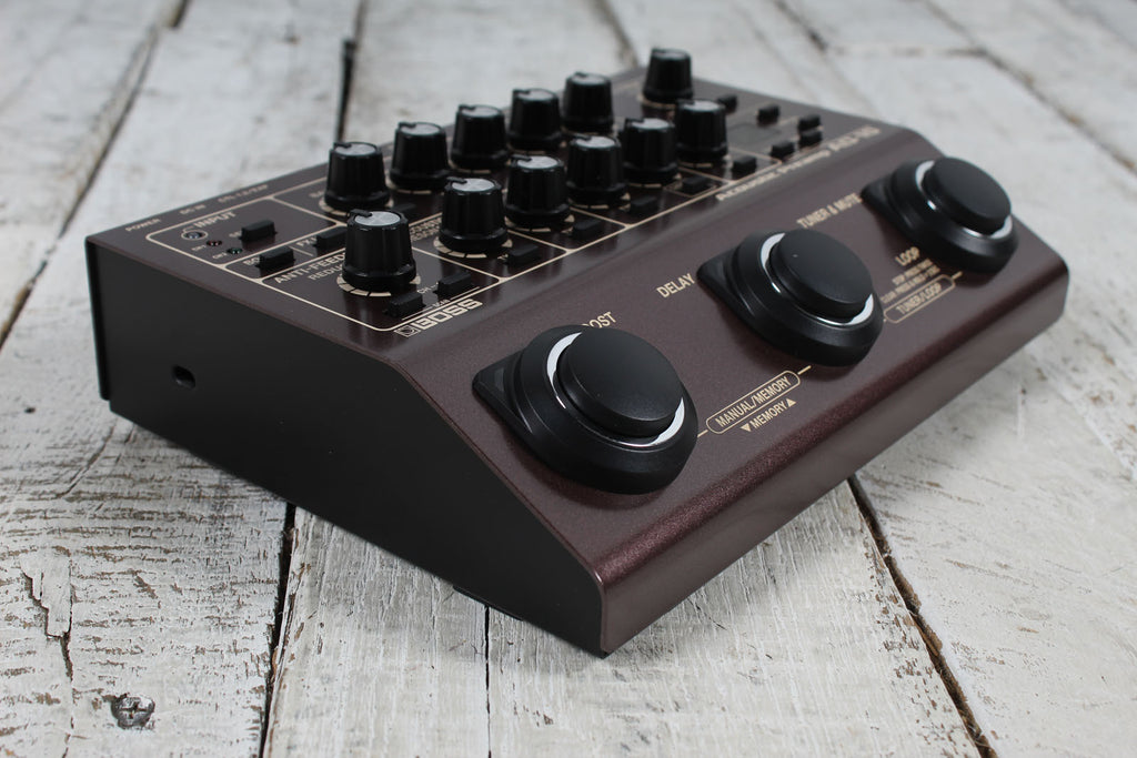 Boss AD-10 2 Acoustic Preamp 2 Channel Acoustic Guitar Preamp / DI Effects Pedal