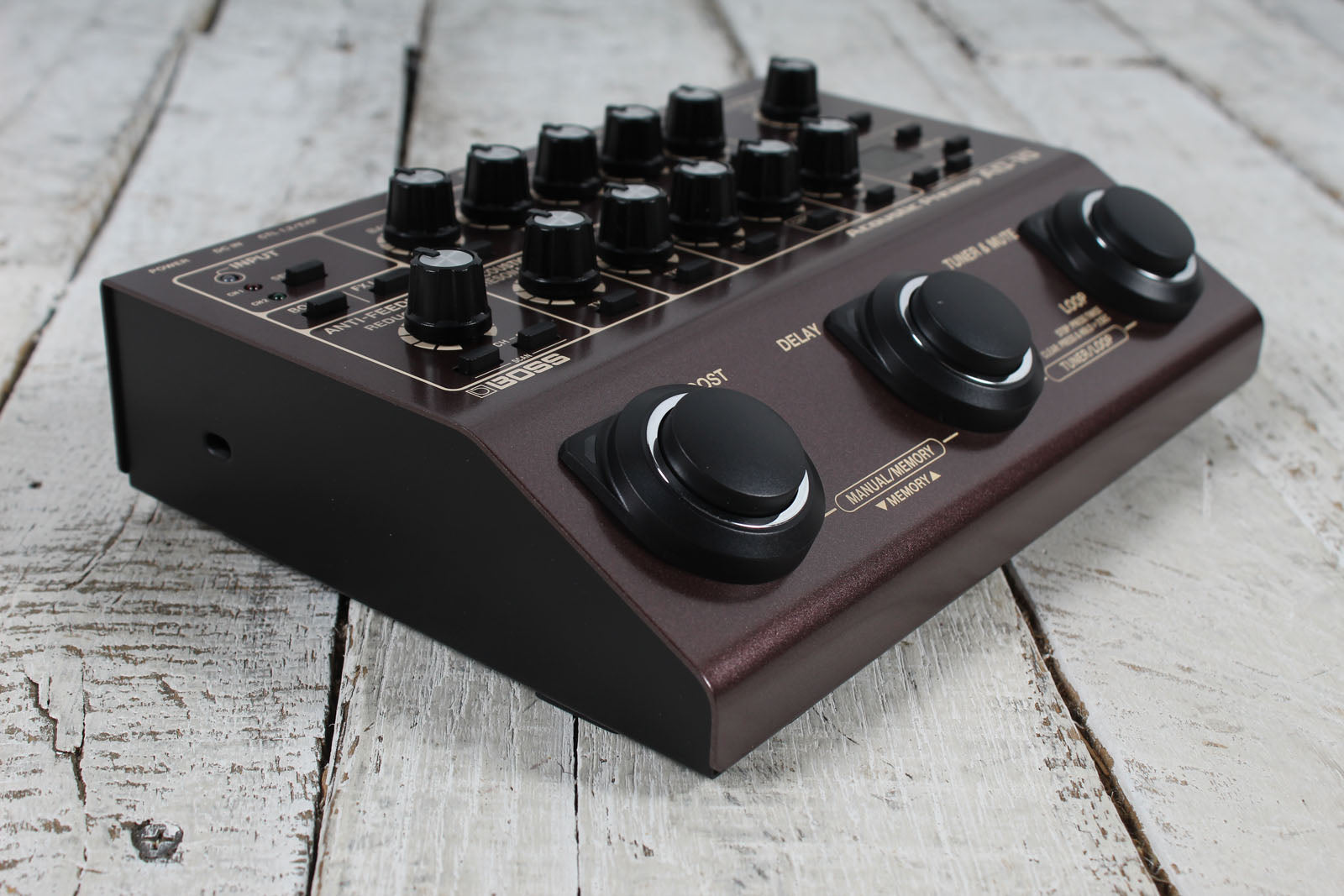 Boss AD-10 2 Acoustic Preamp 2 Channel Acoustic Guitar Preamp / DI Effects Pedal