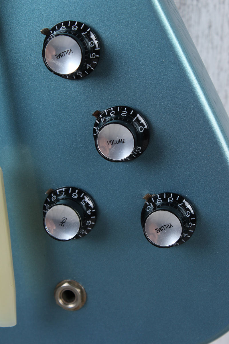 Gibson Vintage 1966 Non-Reverse Firebird III Re-Fin Re-Build Pelham Blue w Case