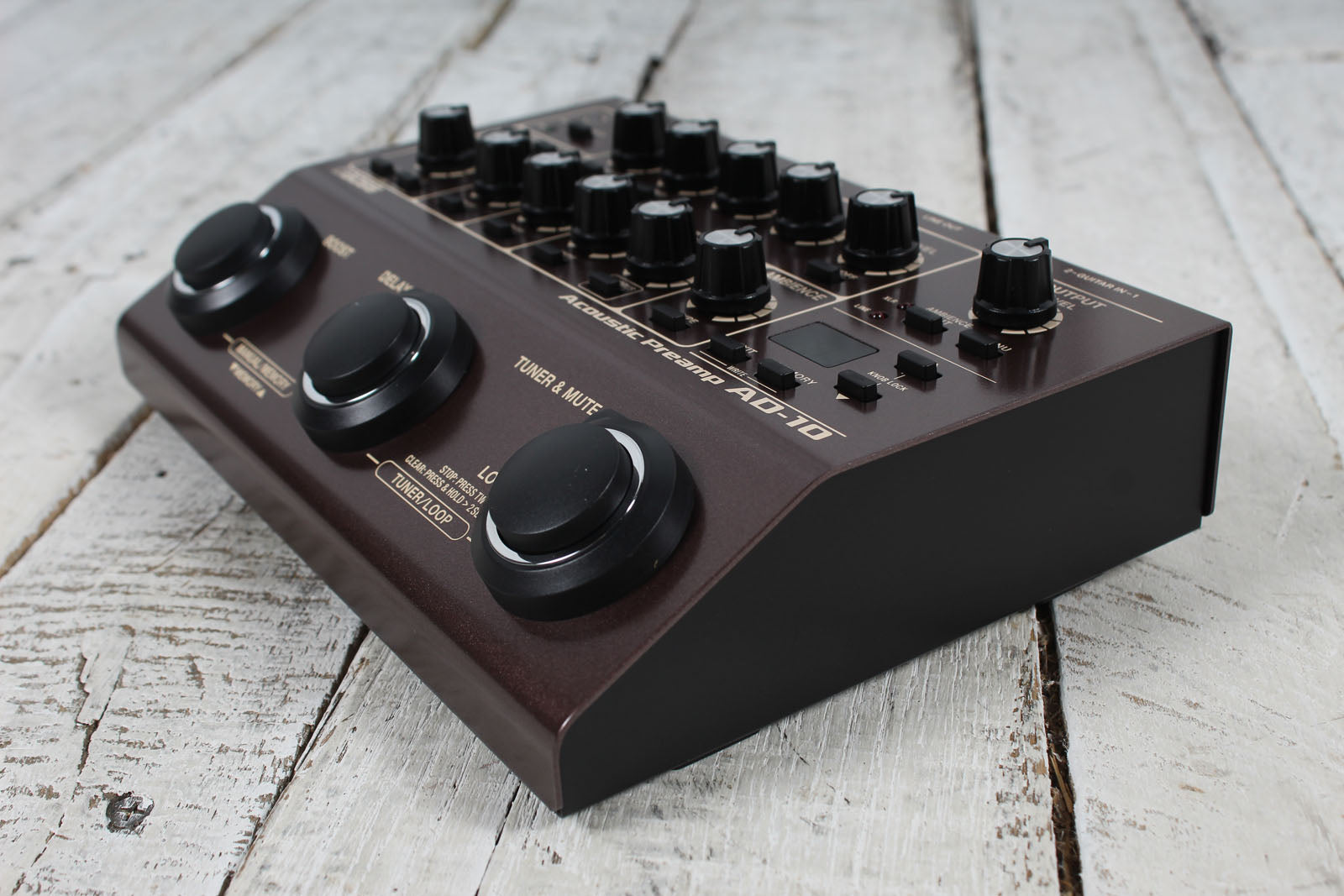 Boss AD-10 2 Acoustic Preamp 2 Channel Acoustic Guitar Preamp / DI Effects Pedal