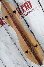 McSpadden 4 String Flathead Hourglass Spalted Sycamore Dulcimer with Gig Bag
