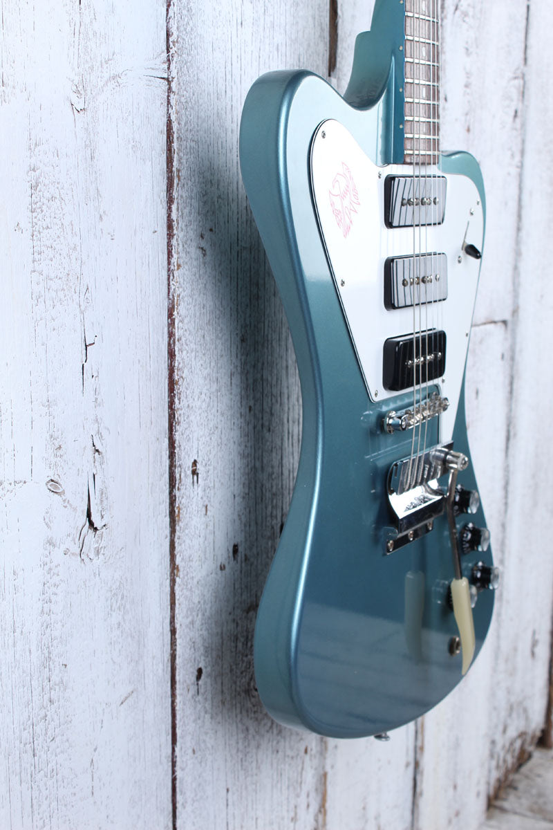 Gibson Vintage 1966 Non-Reverse Firebird III Re-Fin Re-Build Pelham Blue w Case